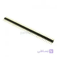 پین هدر نری 1x40 صاف نظامی 2.54mm
