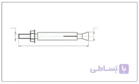 رول بولت 120 * 14