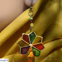 گوشواره طرح رنگی رنگی