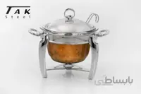 سوفله تک استیل سوپ خوری بزرگ کد B1015