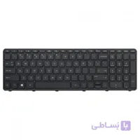 کیبورد لپ تاپ اچ پی HP Pavilion 15-N Laptop Keyboard مشکی-اینتر کوچک-بافریم