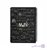 دفتر سیمی 100 برگ دات نوت مدل chemistry جلد سخت رن