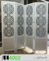 پاراوان طلقی دوجداره سفید-آبی 4002