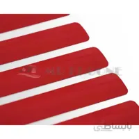 پرده کرکره فلزی قرمز 16 میلیمتری