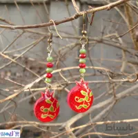 گوشواره انار و برگ