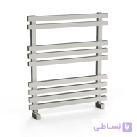 حوله خشک کن استیل سبلان کروم مات