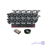 پکیج 10 دوربین AHD سری حرفه ای