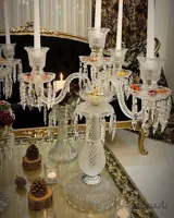 شمعدان چهار شاخه میخی طرح باکارا فرانسه