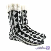 جوراب پشمی دستباف سنتی کردستان کد 243 سایز 38-39