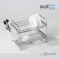 آبچکان رومیزی کوچک استیل با جاقاشقی و جالیوانی – مرسانا