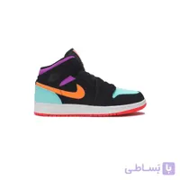 کتانی نایک زنانه مدل Air Jordan 1 Mid Gs