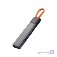 هاب 5 پورت شیائومی Miwu Type-C docking station HUB USB3.0*4+HDMI MWCMA02