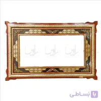 قاب خاتم کاری صلیبی شاسی دار سایز 83*53