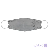 ماسک سه بعدی 4 لایه KF94 بسته 25 عددی خاکستری