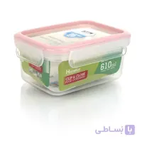 ظرف فریزری مستطیلی هوم کت ۶۱۰ میلی لیتری