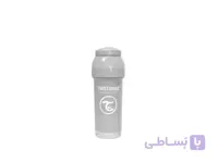 شیشه شیر آنتی کولیک ۲۶۰ میل Twistshake رنگ طوسی