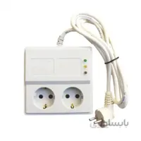 محافظ دو خانه یخچال و فریزر سرامیکی ارت دار جهان الکتریک با کابل 1.8 متری ا ceramic electrical protector with earth کد 298665