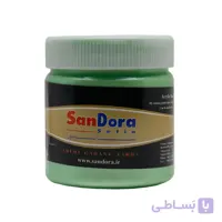 رنگ اکریلیک صدفی سبز ساندورا ۲۵۰گرمی