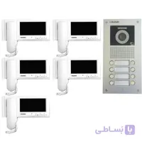 آیفون تصویری سوزوکی مدل 727W مجموعه 6 عددی