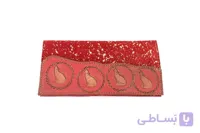 کیف پول و مدارک چرم اشبالت طبیعی مدل قلم زنی
