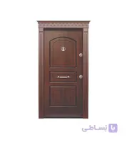 درب ضد سرقت CNC روکش راش سه قاب محرابی سری K