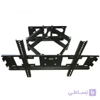 پایه دیواری تلویزیون مدل w6 دو بازو متحرک سایز 55 تا 85 اینچ