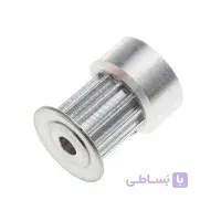 پولی تایمینگ 32 دندانه آلومینیومی مدل T2.5 مناسب برای تسمه با پهنای 6 میلیمتر ا 32-tooth pulley timing model T2.5