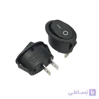 کلید راکر بیضی دوحالته KCD7 101 2PIN