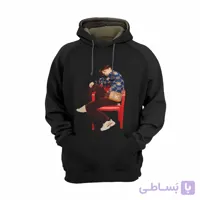هودی مشکی طرح گروه موسیقی اکسو EXO