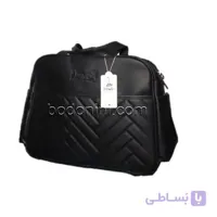 ساک لوازم baby4life بیبی فور لایف طرح چرم چهارخانه