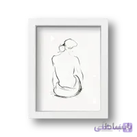 تابلو مینیمال اسکچ زن