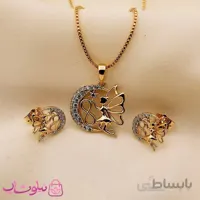 نیم ست زنانه ژوپینگ با طرح فرشته و بی نهایت کد 4244