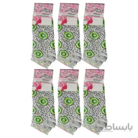 جوراب دخترانه پالاندوکن مدل P-4895 بسته 6 عددی