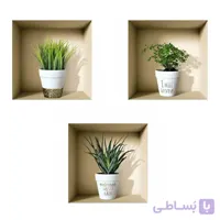 استیکر 15cm طاقچه مجازی مدل VS05S – پک ۳ عددی – تمام چسب