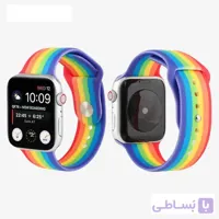 بند اپل واچ رنگین کمانی