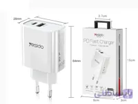 شارژر دیواری فست شارژ یسیدو مدل YC24 توان 18 وات