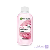 تونیک پاک‌کننده صورت گارنیر مدل گل رز در حجم 200 میلی لیتر ا Garnier Rose Facial Cleansing Tonic 200ml