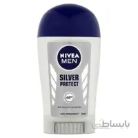 استیک ضد تعریق مردانه نیوآ مدل Silver Protect حجم 40 میلی لیتر ا Nivea Silver Protect Deodorant Stick For Men 40ml