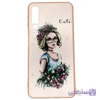 کاور گوشی سامسونگ A7 2018 طرح فلاور گرل برند Vip Design