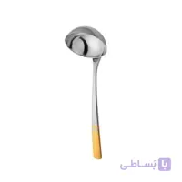 ملاقه سس ناب استیل مدل فلورانس دور طلا