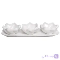 اردو خوری سینی دار سرامیکی گلدن هوم کد 5003