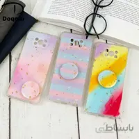 قاب محافظ لنزدار رزین طرح آبرنگی پاپ سوکت دار Xiaomi Poco X3