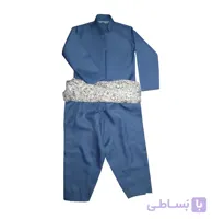 لباس کردی پسرانه مدل نچیری رنگ سرمه ای سایز 55
