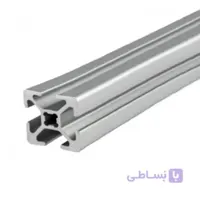 پروفیل آلومینیومی شیاردار مهندسی 30X30 به طول 100 سانتی متر