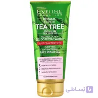 ژل شستشوی صورت اولاین EVELINE مدل تی تری Tea Tree حجم ۱۷۵ میل | پوست چرب و جوش دار ا Eveline Gel Wash Botanic Expert 100% Tea Tree, 175ml