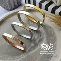 دستبند النگویی کارتیر ساده مربع(مچ پهن)
