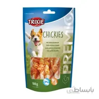 تشویقی سگ با دورپیچ مرغ تریکسی – Trixie Chickies