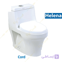 توالت فرنگی هلنا چینی کرد ا Helena Toilet