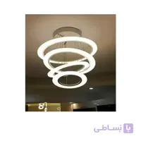 لوستر سقفی مدرن رینگی 4 طبقه ماد قطر 30405060