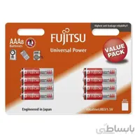 باتری نیم قلمی فوجیتسو مدل Universal Power LR03 بسته 8 عددی